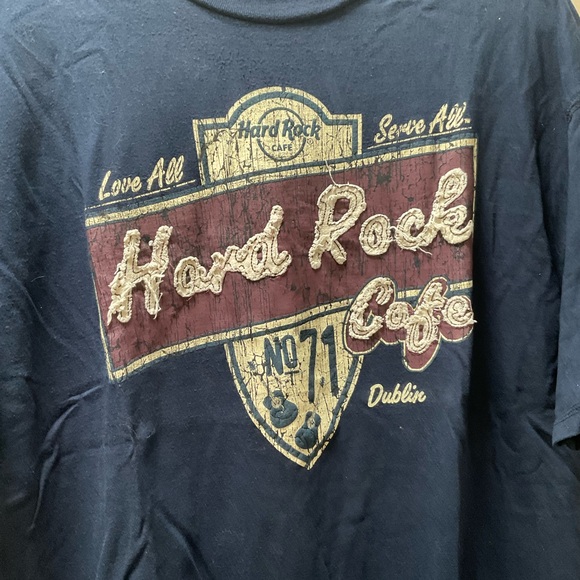 Hard Rock Cafe Dark Blue Graphic Tee 2X - Picture 2 of 4
